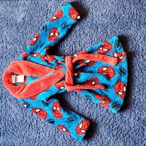 Kids robe spiderman